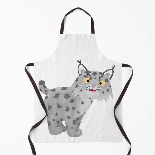 Item preview, Cute mean bobcat lynx cartoon designed and sold by FrogFactory.