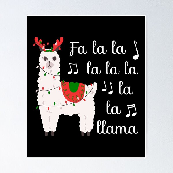 18 Fa La Fa La La La La La Llama Christmases: Llama Gift For Teen