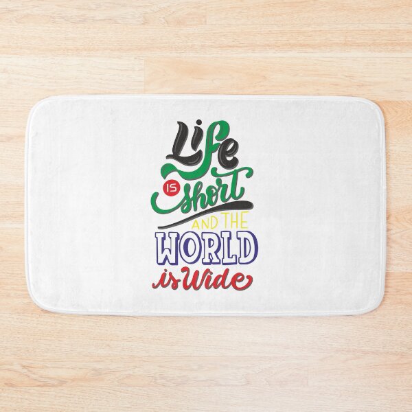 Item preview, Life is short and the world is wide designed and sold by bhavdip.