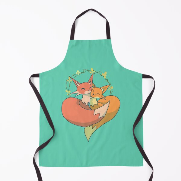 Item preview, foxes in love designed and sold by ForTheFrogWar.