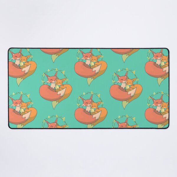Item preview, foxes in love designed and sold by ForTheFrogWar.
