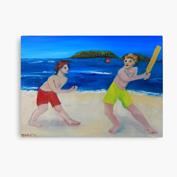 Playing Ball Canvas Print
