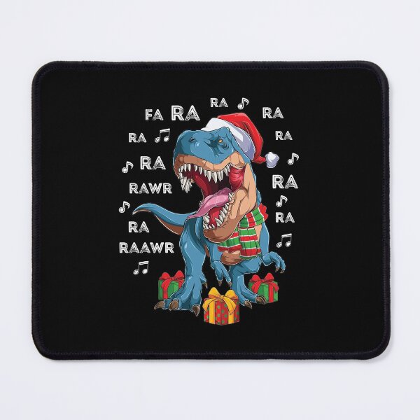 Item preview, Fa Ra Rawr Singing Santasaurus Rex Funny Christmas designed and sold by GravitiTees.