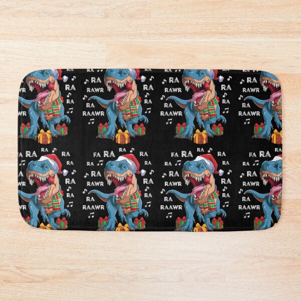 Item preview, Fa Ra Rawr Singing Santasaurus Rex Funny Christmas  designed and sold by GravitiTees.