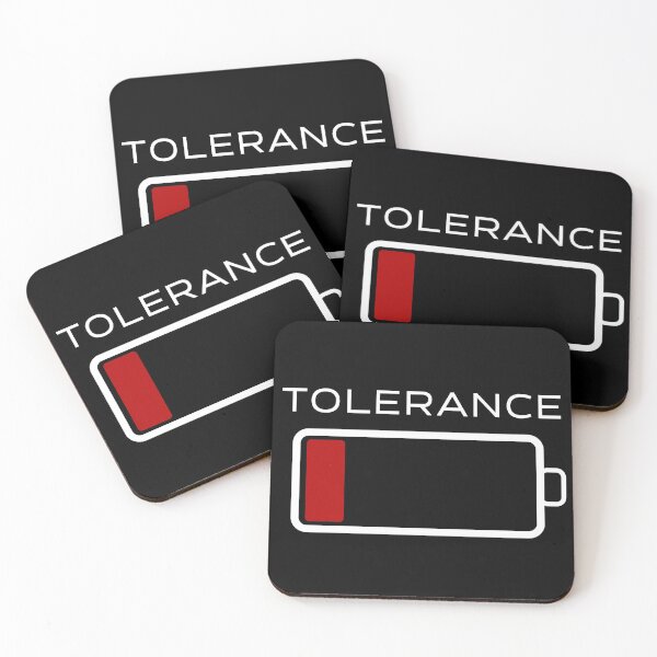 Item preview, Tolerance is low white designed and sold by saraevscreen.