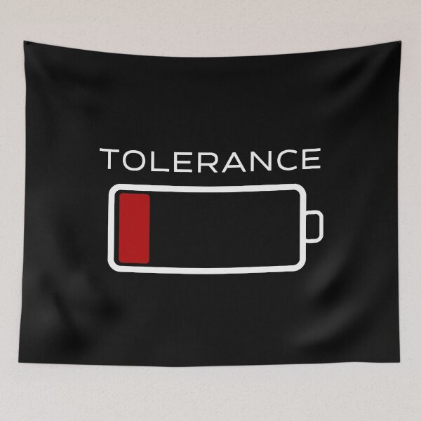 Item preview, Tolerance is low white designed and sold by saraevscreen.