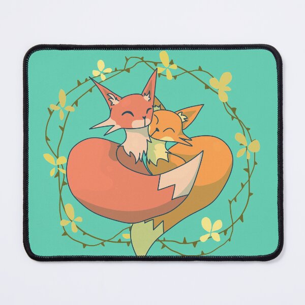 Item preview, foxes in love designed and sold by ForTheFrogWar.