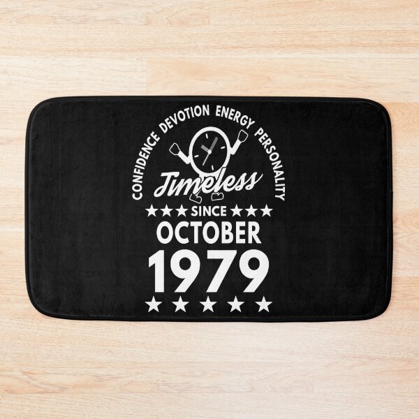 Item preview, October Birthday Timeless Person -1979 - White Text designed and sold by MoonsmileProd.