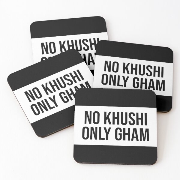 Item preview, No Khushi Only Gham Sarcastic designed and sold by Sour Soul.