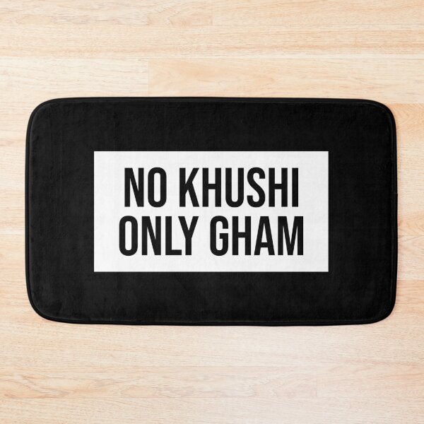 Item preview, No Khushi Only Gham Sarcastic designed and sold by Sour Soul.