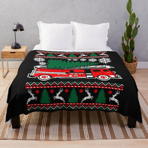 Item preview, Firefighter Fireman Ugly Christmas Sweater Xmas designed and sold by Oscar123412.