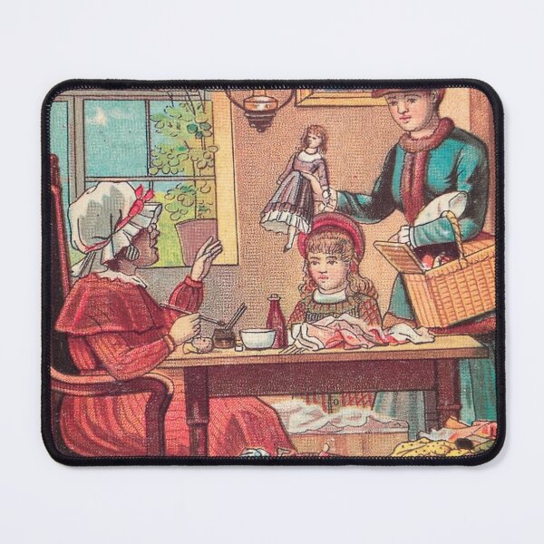 Item preview, Visit at the doll makers old drawing from a Christmas card designed and sold by Lady-Frost.