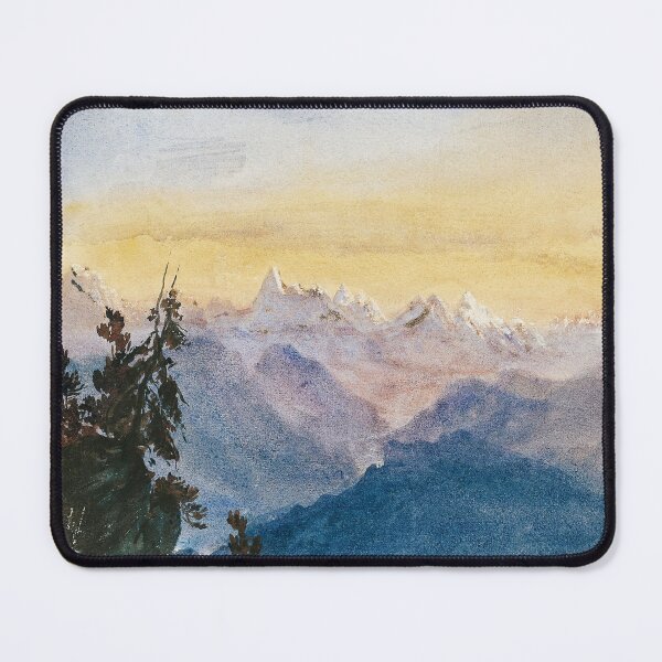 Item preview, Watercolor Painting View from Mount Pilatus (1870) by John Singer Sargent designed and sold by Designedbysm.