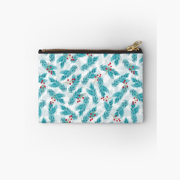 Item preview, Watercolor Spruce Twigs and Red Berries - Winter Holiday Pattern designed and sold by AlicjaCurioseur.