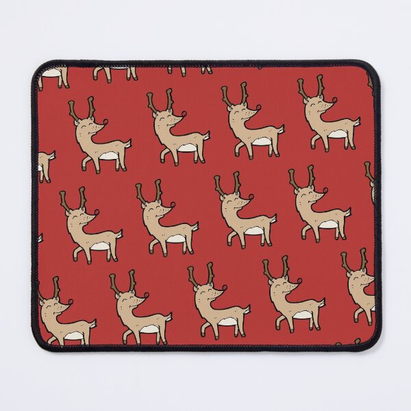 Item preview, Red Brown Reindeer Christmas Pattern designed and sold by Amine-Creation.