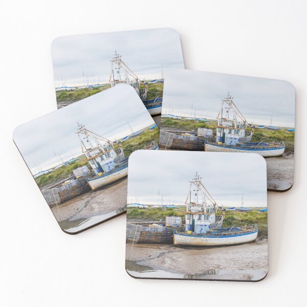 Item preview, Brancaster Staithe Fishing Boats at Low Tide designed and sold by Graham Prentice.