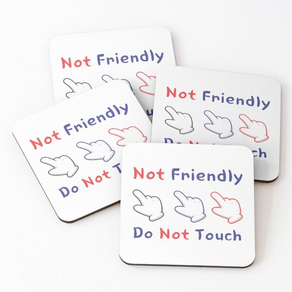 Item preview, HNsp Not Friendly Do Not Touch #3 designed and sold by HNature.