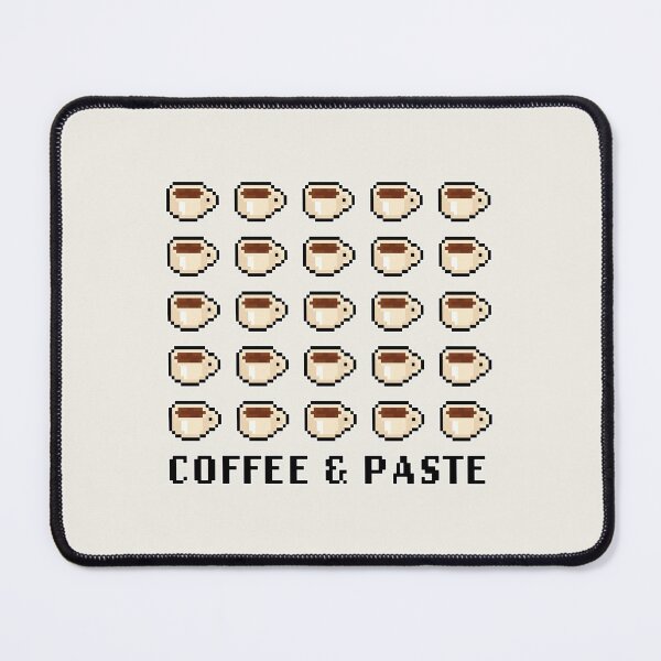 Item preview, Coffee Paste Copy Paste 8 bit Pixel Sprite - Coffee Slogan designed and sold by jacnotjac.