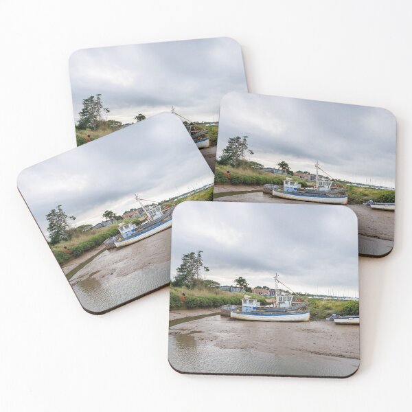 Item preview, Brancaster Staithe Fishing Boats at Low Tide designed and sold by Graham Prentice.