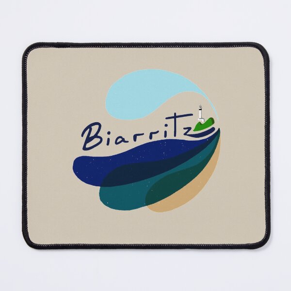 Item preview, Biarritz logo | Plage du Miramar | Pays Basque designed and sold by Covo Studio.