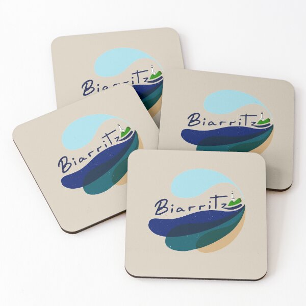 Item preview, Biarritz logo | Plage du Miramar | Pays Basque designed and sold by Covo Studio.