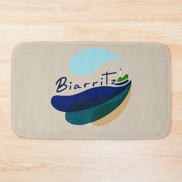 Item preview, Biarritz logo | Plage du Miramar | Pays Basque designed and sold by Covo Studio.