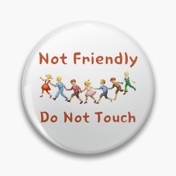 Item preview, HNsp Not Friendly Do Not Touch #4 designed and sold by HNature.