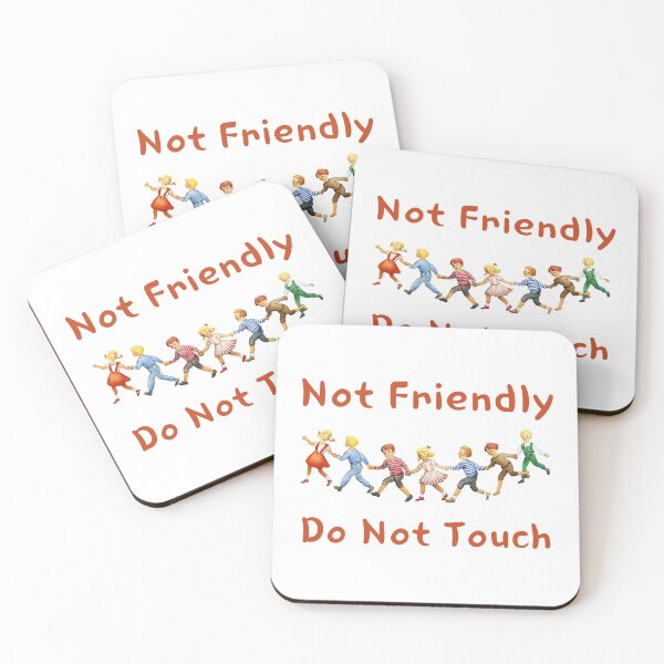 Item preview, HNsp Not Friendly Do Not Touch #4 designed and sold by HNature.