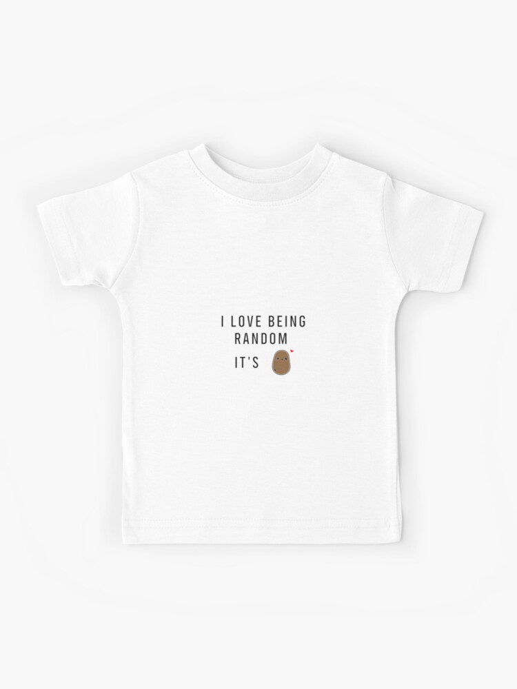 Camiseta niños «Me encanta ser aleatorio, es una patata, camiseta Tumblr, ropa, camisetas gráficas para mujeres, camisetas unisex para adolescentes, ropa para adolescentes, regalos» de midodesign20 | Redbubble