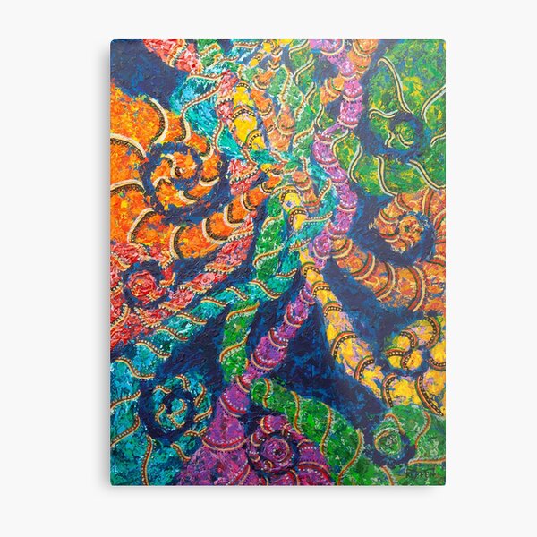 The Storyteller Metal Print