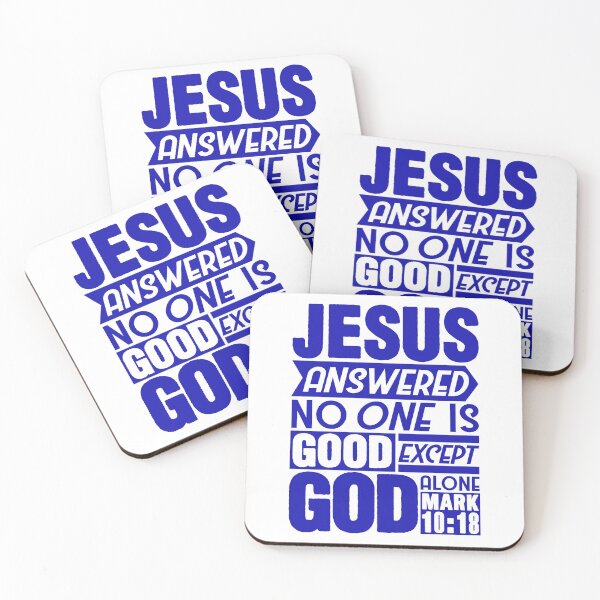 Item preview, Mark 10:18 God alone designed and sold by plushism.