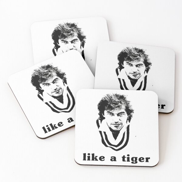 Item preview, Imran Khan _quot_Like a Tiger_quot_ Retro 1980_s Style Pakistani Cricketer   designed and sold by BraaiNinjaz.