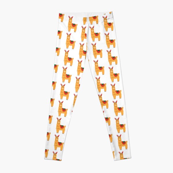 Funny Christmas Llama - Fa La La Llama Leggings for Sale by OutcastBrain