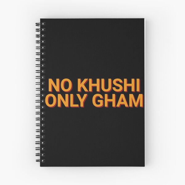Item preview, No Khushi Only Gham Hindi designed and sold by Sour Soul.