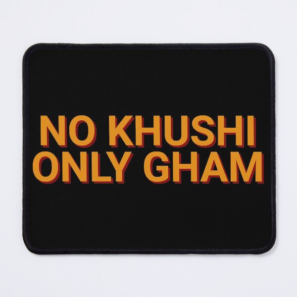 Item preview, No Khushi Only Gham Hindi designed and sold by Sour Soul.