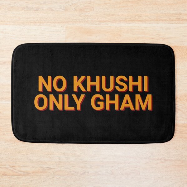 Item preview, No Khushi Only Gham Hindi designed and sold by Sour Soul.