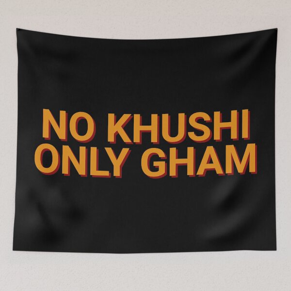 Item preview, No Khushi Only Gham Hindi designed and sold by Sour Soul.