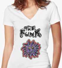 The Funk - Mighty Boosh Women's Fitted V-Neck T-Shirt