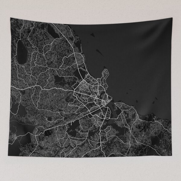 Item preview, Dar es Salaam City Map of Tanzania - Full Moon designed and sold by deMAP.