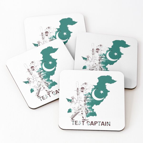 Artikelvorschau, Pakistan Cricket Test Kapitän Flagge 5 entworfen und verkauft von BraaiNinjaz.