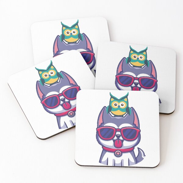 Item preview, Owl And Wolf Kawaii designed and sold by YSNbr.