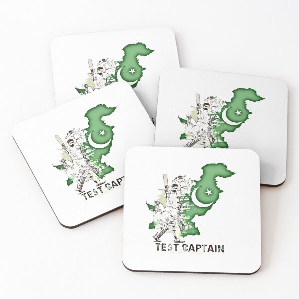 Item preview, Pakistan Cricket Test Captain Flag 7   designed and sold by BraaiNinjaz.