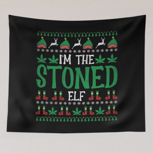 Item preview, I'm The Stoned ELF, Stoned Gift, high christmas man and women designed and sold by Mode Tees.