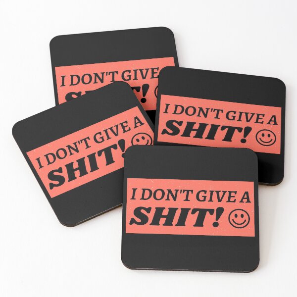 Item preview, I Don't Give a Shit with Smile designed and sold by Pankas.