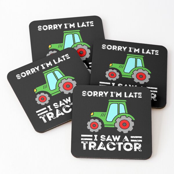 Item preview, Sorry I'm late - I saw a TRACTOR - Kids Son Children designed and sold by urban-design.