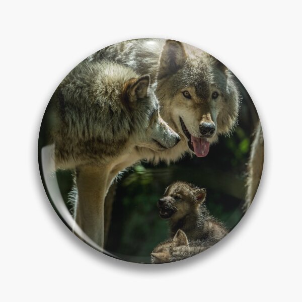 Item preview, Timber Wolf Family designed and sold by WolvesOnly.