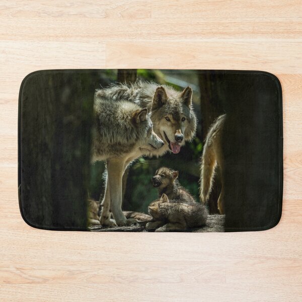 Item preview, Timber Wolf Family designed and sold by WolvesOnly.
