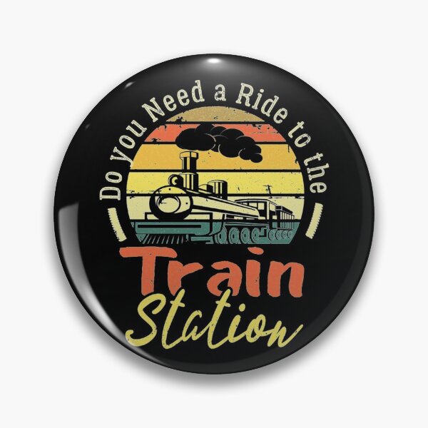 Item preview, Funny Retro Vintage Style Do You Need a Ride To The train    designed and sold by FirstPass.