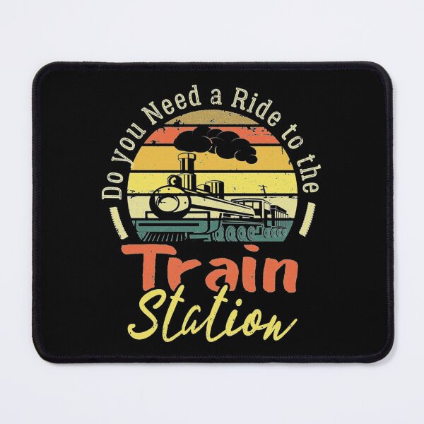 Item preview, Funny Retro Vintage Style Do You Need a Ride To The train    designed and sold by FirstPass.