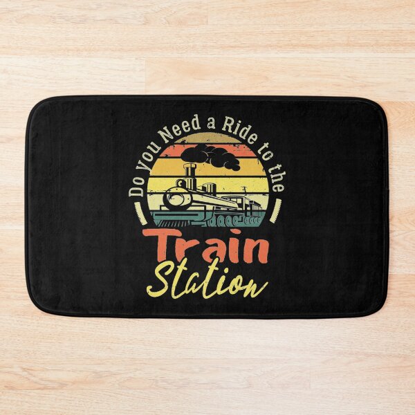 Item preview, Funny Retro Vintage Style Do You Need a Ride To The train    designed and sold by FirstPass.